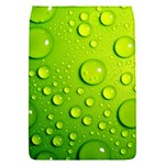 Green Water Drops Removable Flap Cover (S)