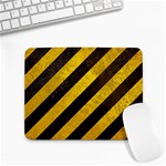 Black And Yellow Caution Small Mousepad