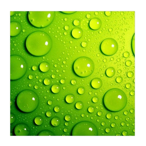 Green Water Drops Duvet Cover (Queen Size) from ArtsNow.com Front