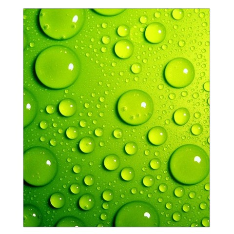 Green Water Drops Duvet Cover (California King Size) from ArtsNow.com Duvet Quilt