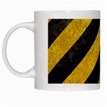 Black And Yellow Caution White Mug