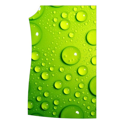 Green Water Drops Women s Button Up Vest from ArtsNow.com Front Right