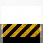 Black And Yellow Caution Jigsaw Puzzle (Rectangular)