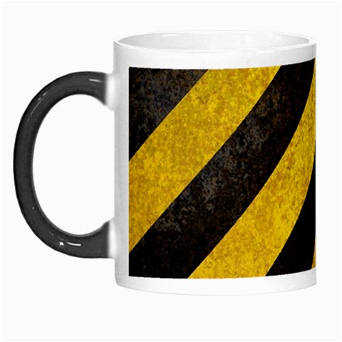 Black And Yellow Caution Morph Mug from ArtsNow.com Left