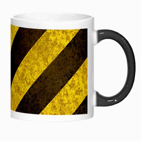 Black And Yellow Caution Morph Mug from ArtsNow.com Right