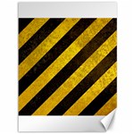 Black And Yellow Caution Canvas 36  x 48 