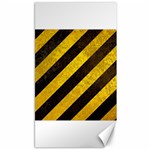 Black And Yellow Caution Canvas 40  x 72 