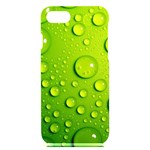 Green Water Drops iPhone 7/8 Black UV Print Case