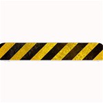 Black And Yellow Caution Small Bar Mat