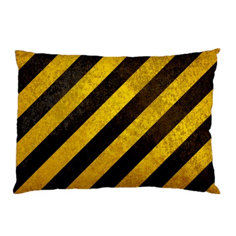 Black And Yellow Caution Pillow Case from ArtsNow.com 26.62 x18.9  Pillow Case