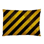 Black And Yellow Caution Pillow Case