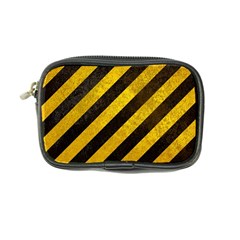 Black And Yellow Caution Coin Purse from ArtsNow.com Front