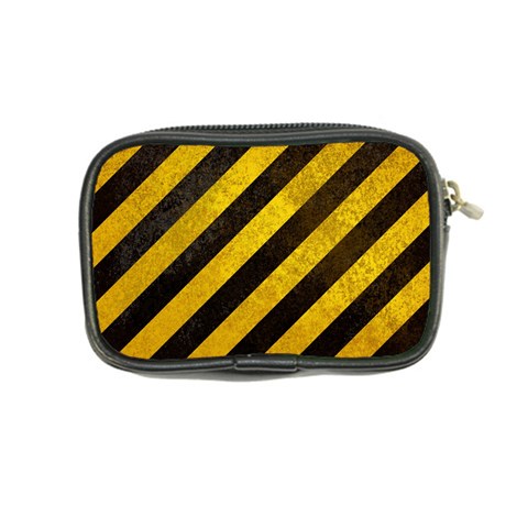 Black And Yellow Caution Coin Purse from ArtsNow.com Back