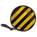 Black And Yellow Caution Classic 20-CD Wallet