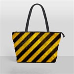 Black And Yellow Caution Classic Shoulder Handbag