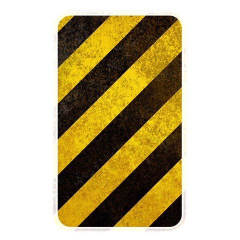 Black And Yellow Caution Memory Card Reader (Rectangular) from ArtsNow.com Front