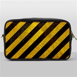 Black And Yellow Caution Toiletries Bag (One Side)