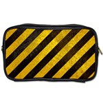 Black And Yellow Caution Toiletries Bag (Two Sides)