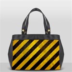 Black And Yellow Caution Oversize Office Handbag