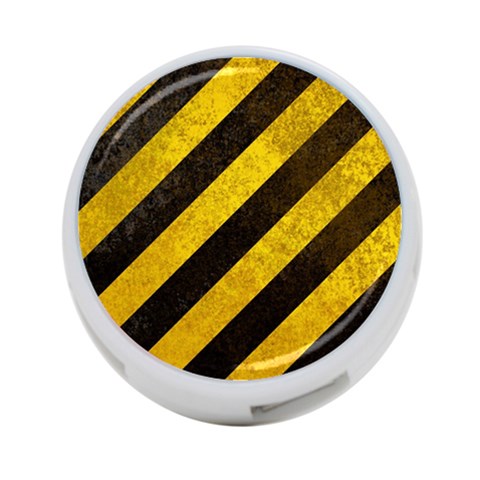 Black And Yellow Caution 4 Front