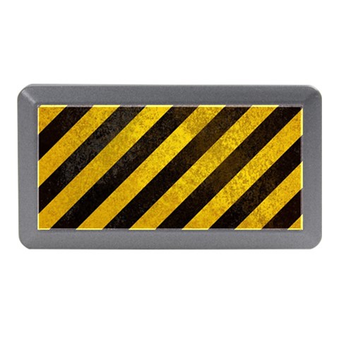 Black And Yellow Caution Memory Card Reader (Mini) from ArtsNow.com Front