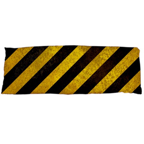 Black And Yellow Caution Body Pillow Case (Dakimakura) from ArtsNow.com Body Pillow Case