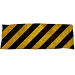 Black And Yellow Caution Body Pillow Case Dakimakura (Two Sides)