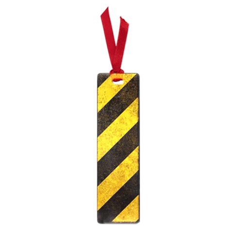 Black And Yellow Caution Small Book Mark from ArtsNow.com Front