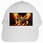 Fire Eagle Art White Cap