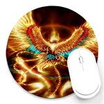 Fire Eagle Art Round Mousepad