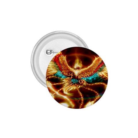 Fire Eagle Art 1.75  Button from ArtsNow.com Front