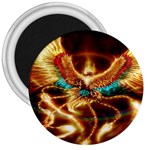 Fire Eagle Art 3  Magnet