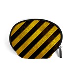 Black And Yellow Caution Accessory Pouch (Small)