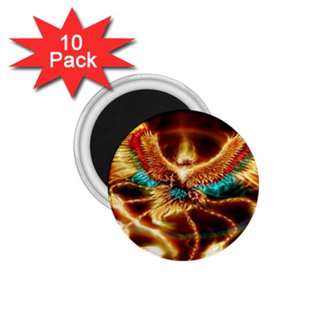 Fire Eagle Art 1.75  Magnet (10 pack)  from ArtsNow.com Front