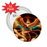 Fire Eagle Art 2.25  Button (10 pack)