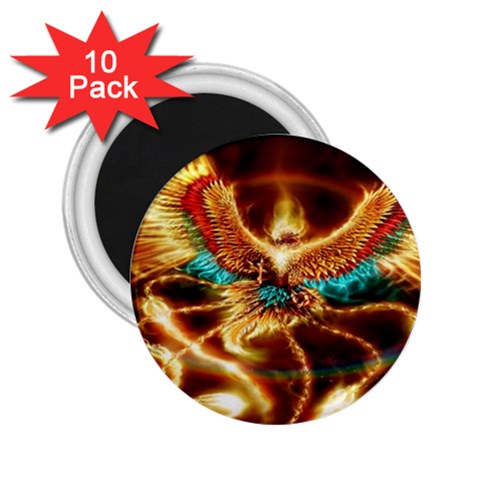 Fire Eagle Art 2.25  Magnet (10 pack) from ArtsNow.com Front