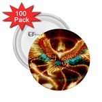 Fire Eagle Art 2.25  Button (100 pack)