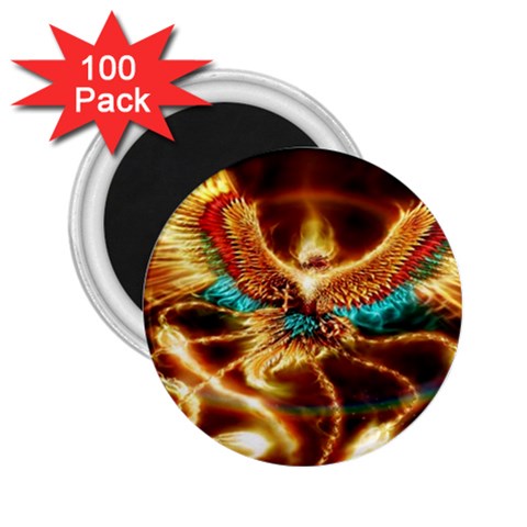 Fire Eagle Art 2.25  Magnet (100 pack)  from ArtsNow.com Front