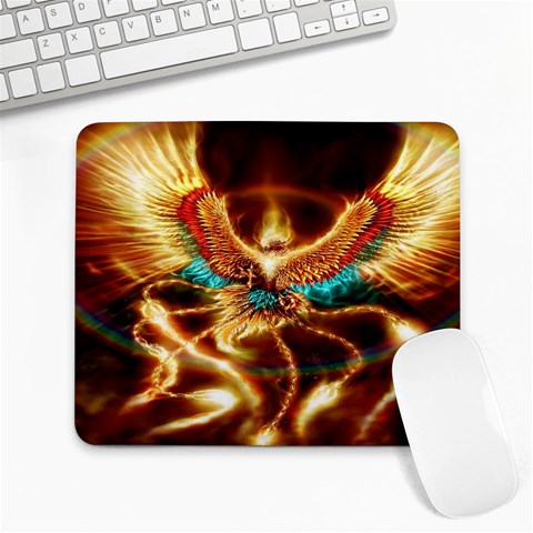 Fire Eagle Art Large Mousepad from ArtsNow.com Front