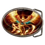 Fire Eagle Art Belt Buckle