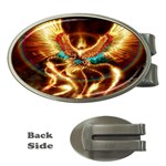 Fire Eagle Art Money Clip (Oval)