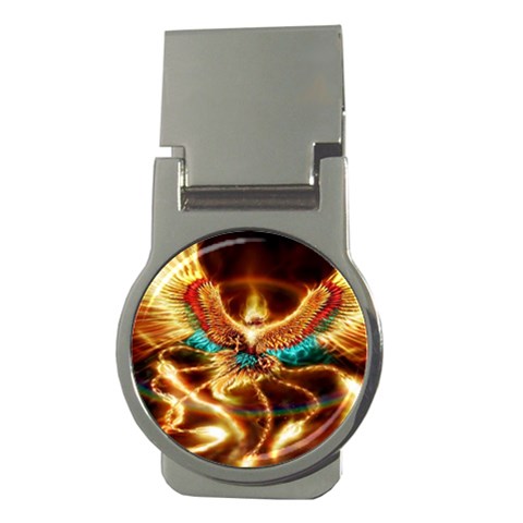 Fire Eagle Art Money Clip (Round) from ArtsNow.com Front