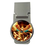 Fire Eagle Art Money Clip (Round)