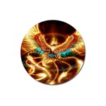 Fire Eagle Art Magnet 3  (Round)