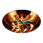 Fire Eagle Art Magnet (Oval)