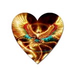 Fire Eagle Art Magnet (Heart)