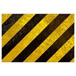 Black And Yellow Caution Samsung Galaxy Note 4 Case (Black)