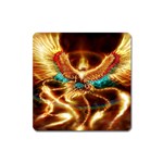 Fire Eagle Art Magnet (Square)