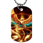 Fire Eagle Art Dog Tag (One Side)