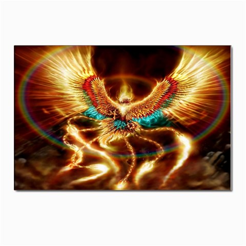 Fire Eagle Art Postcard 4 x 6  (Pkg of 10) from ArtsNow.com Front